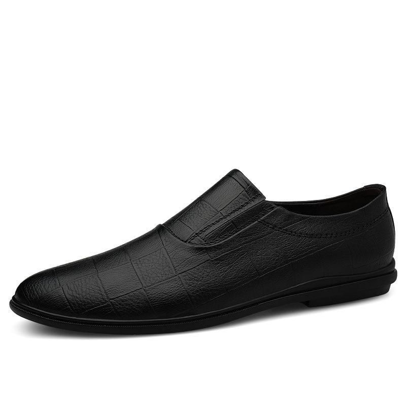 Δερμάτινα Slip Loafers Ελαφρά Παπούτσια