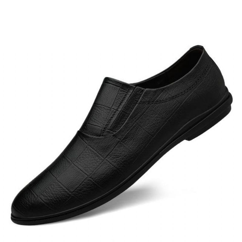 Δερμάτινα Slip Loafers Ελαφρά Παπούτσια