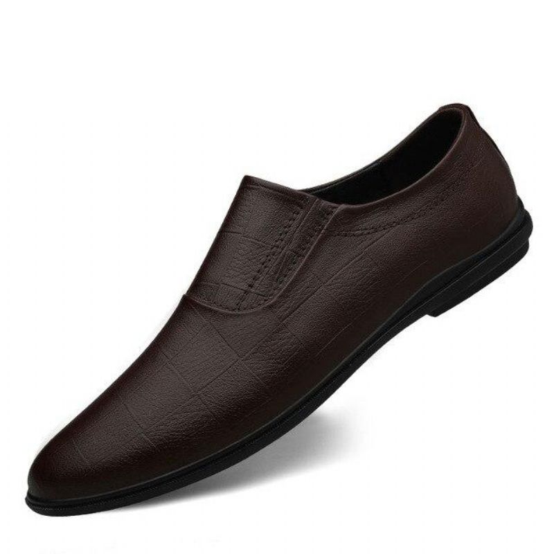 Δερμάτινα Slip Loafers Ελαφρά Παπούτσια