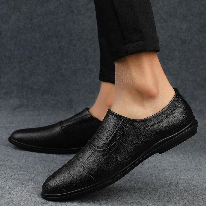 Δερμάτινα Slip Loafers Ελαφρά Παπούτσια