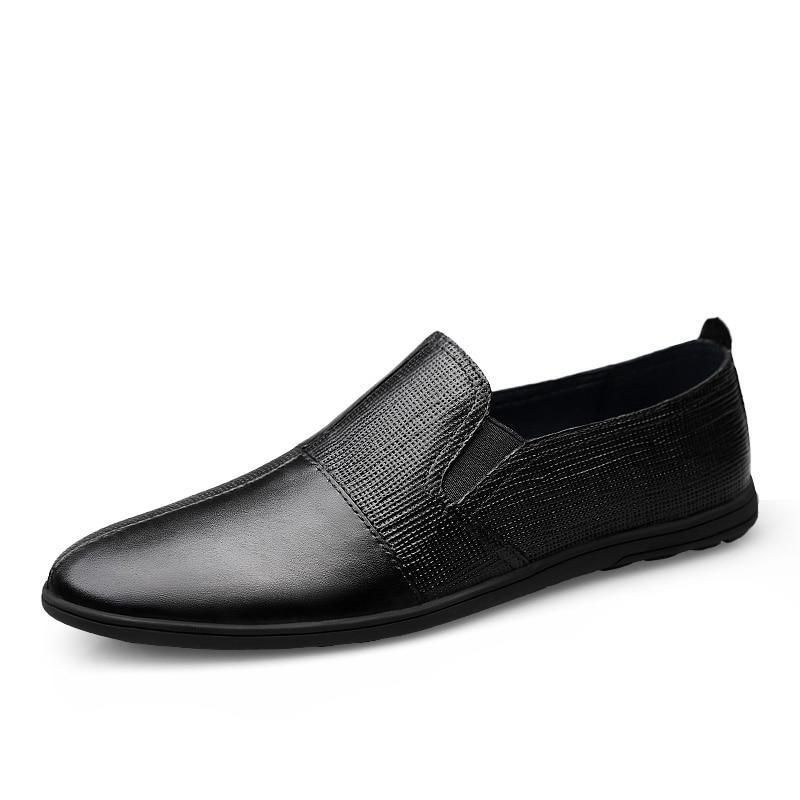 Γνήσιο Δέρμα Flat Καλοκαίρι Loafers Ελαφρά Παπούτσια