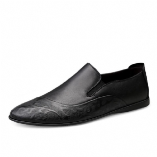 Γνήσιο Δερμάτινο Slip-on Loafers Ελαφρά Παπούτσια