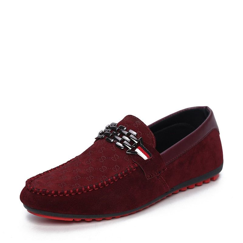 Μοντέρνα Δερμάτινα Slip-on Loafers Ελαφρά Παπούτσια