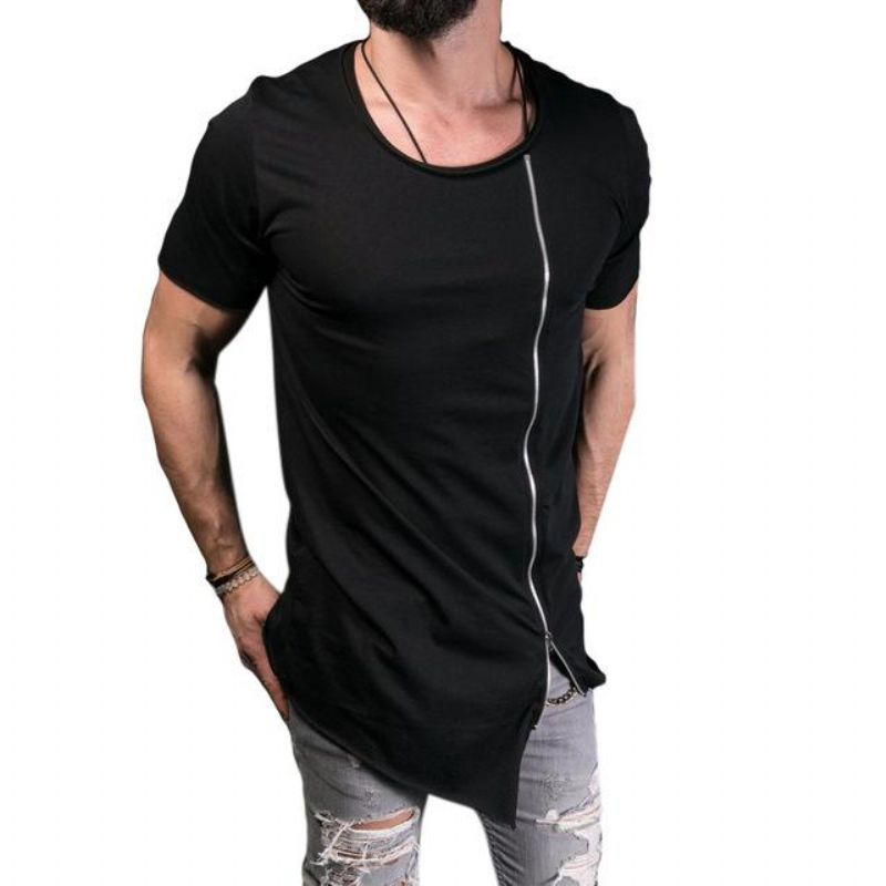 Ασύμμετρο T-shirt Leisure Tee Tops