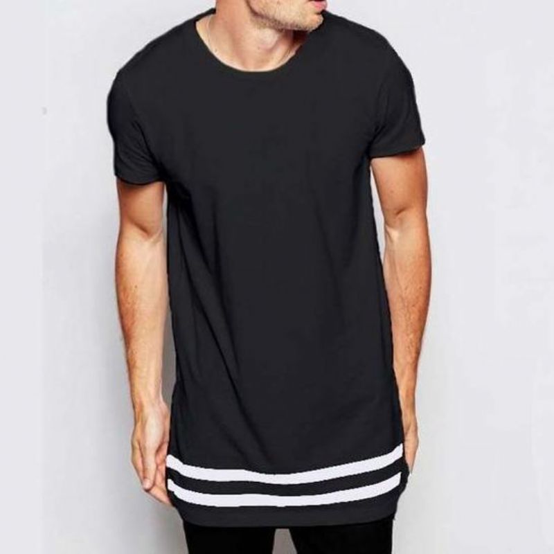 Extended Longline Hipster T-shirt