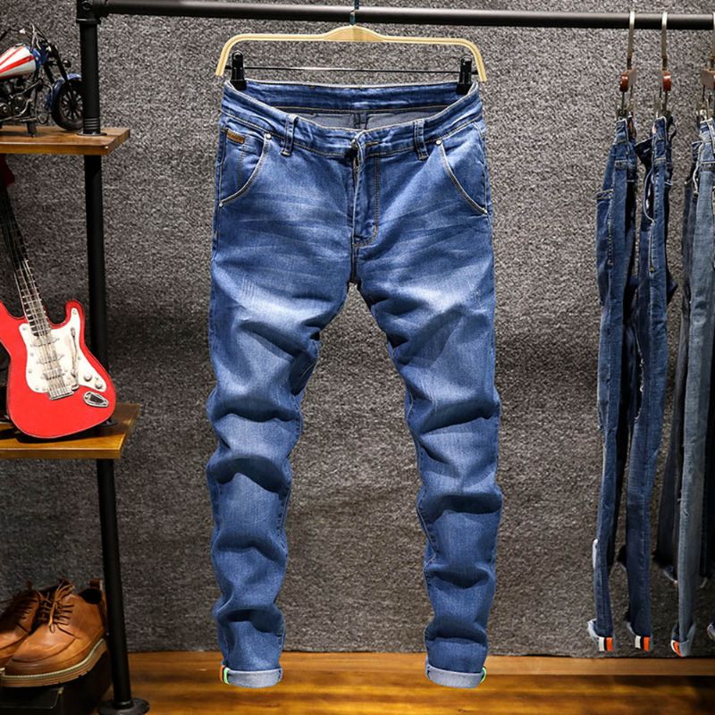 Casual Denim Wash Jeans