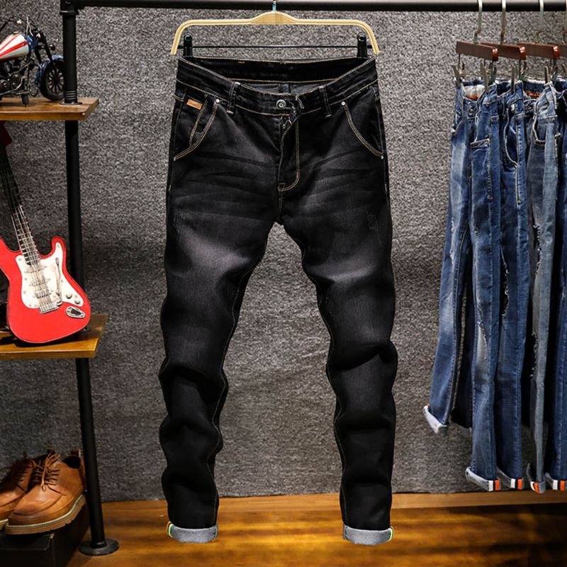 Casual Denim Wash Jeans