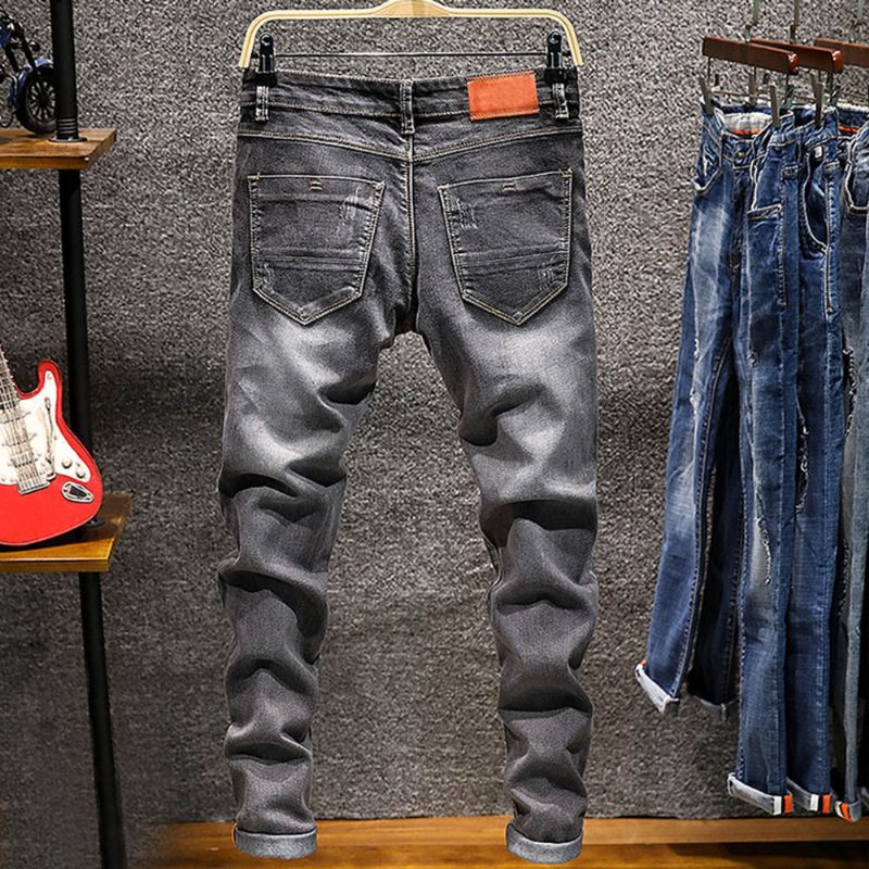 Casual Denim Wash Jeans