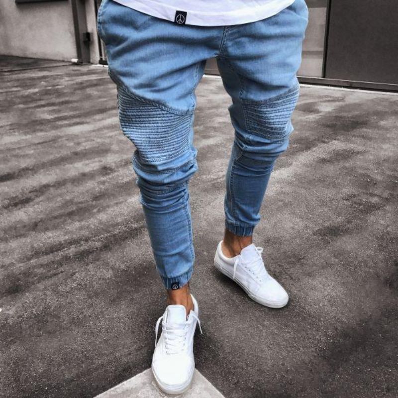 Casual Slim-fit Pencil Jeans