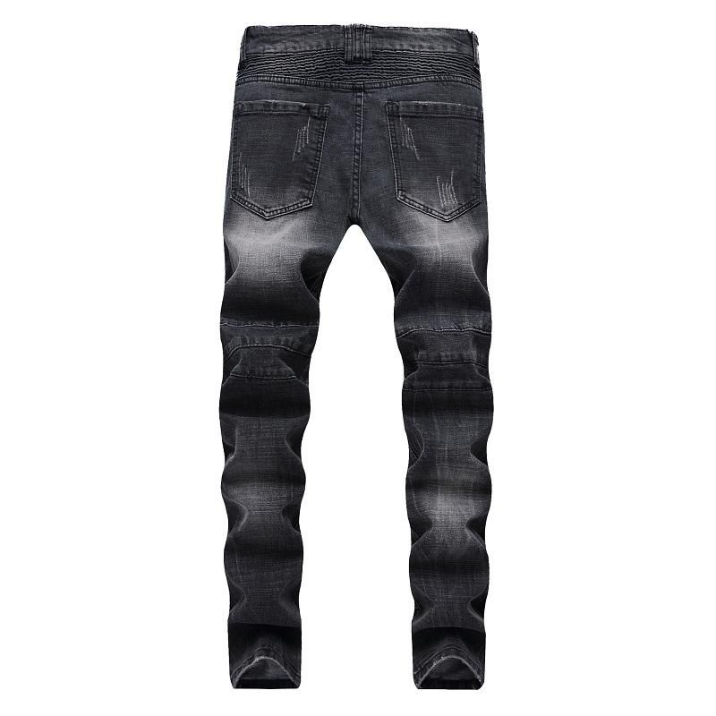 Elasticity Washed Cotton Jeans