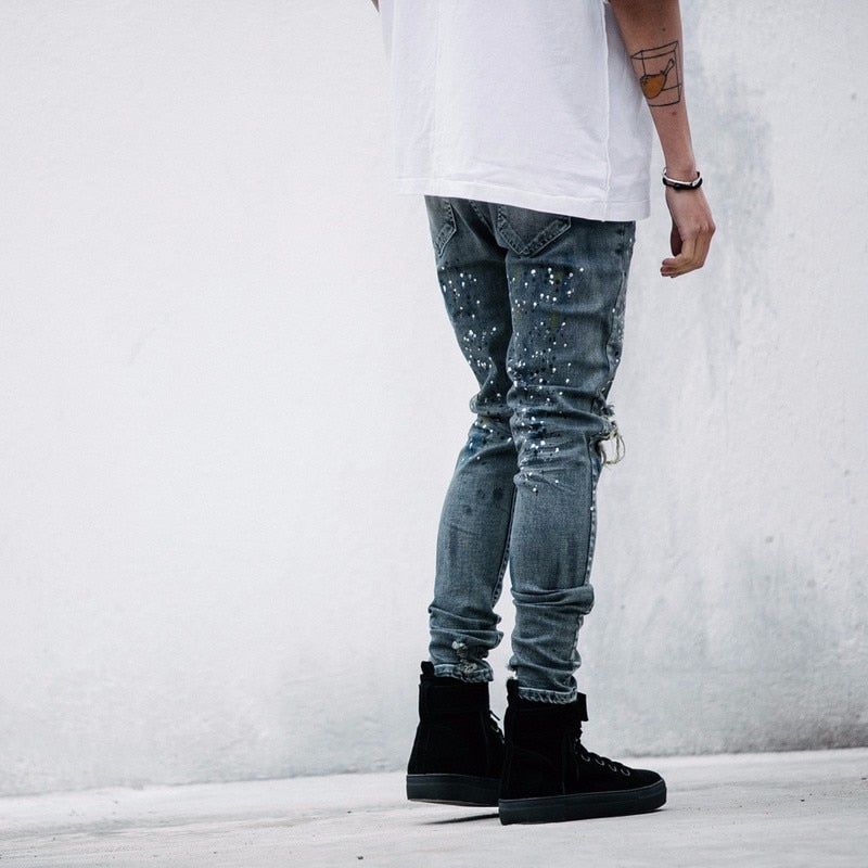 Rock Splash-ink Stretch Skinny Jeans