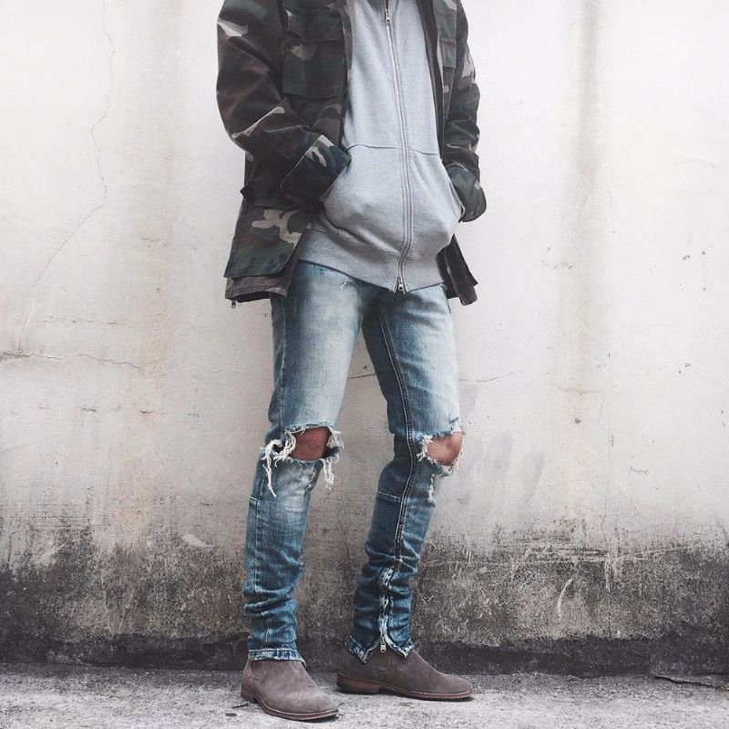 Streetwear Ripped Jeans