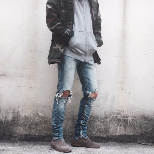 Streetwear Ripped Jeans