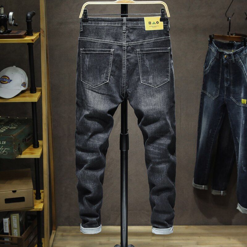 Stretch Pacthwork Patterns Μόδα Jeans