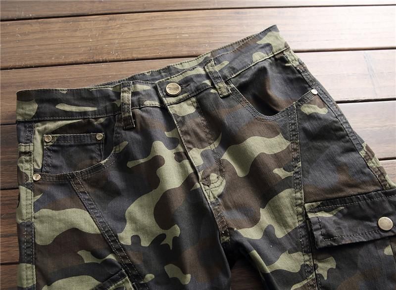 Τζιν Camo Με Πολλές Τσέπες Casual