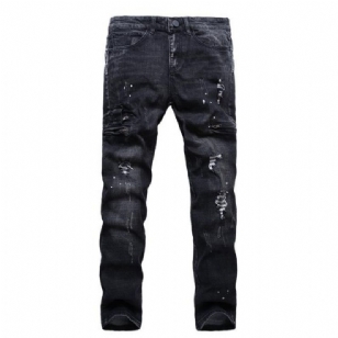 Τζιν Distressed Black Jeans