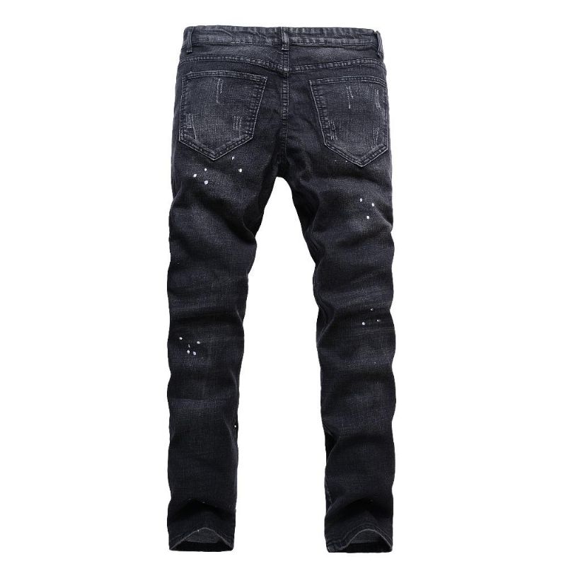 Τζιν Distressed Black Jeans