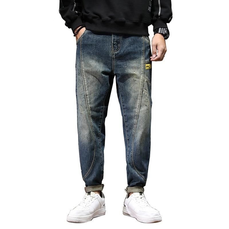 Χαλαρή Εφαρμογή Streetwear Casual Jeans