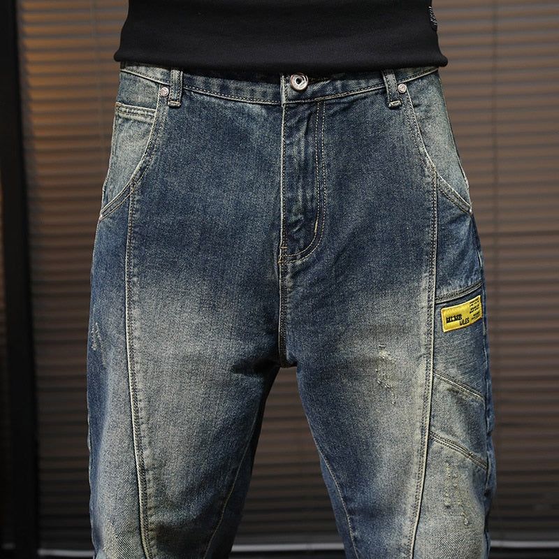 Χαλαρή Εφαρμογή Streetwear Casual Jeans