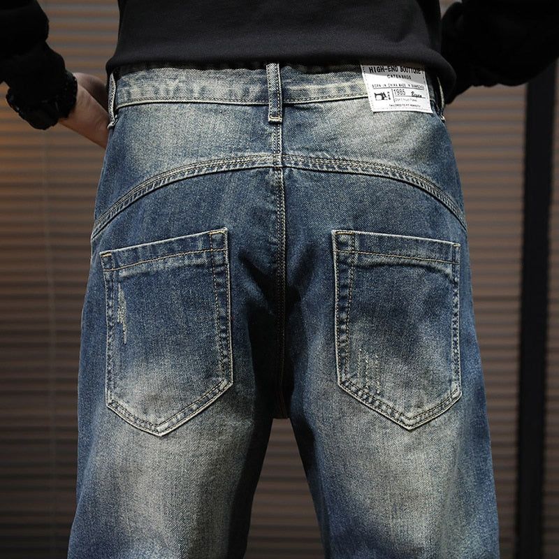 Χαλαρή Εφαρμογή Streetwear Casual Jeans