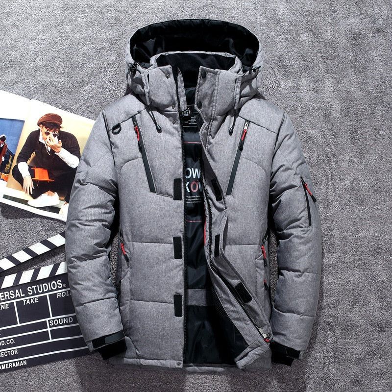 -20 Degree Winter Down Warm Snow Parka Jacket