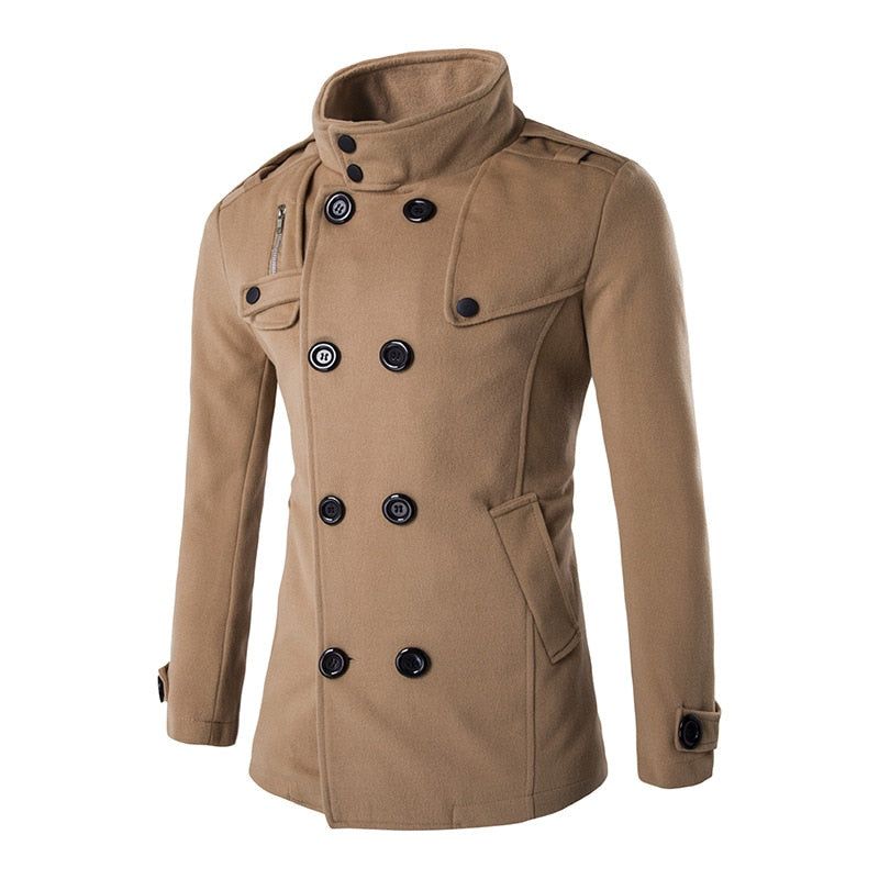 Αγγλία Επιχείρηση Double Breasted Trench Coat