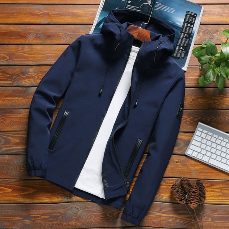 Ανδρικό Slim Fit Casual Windbreaker Jacket