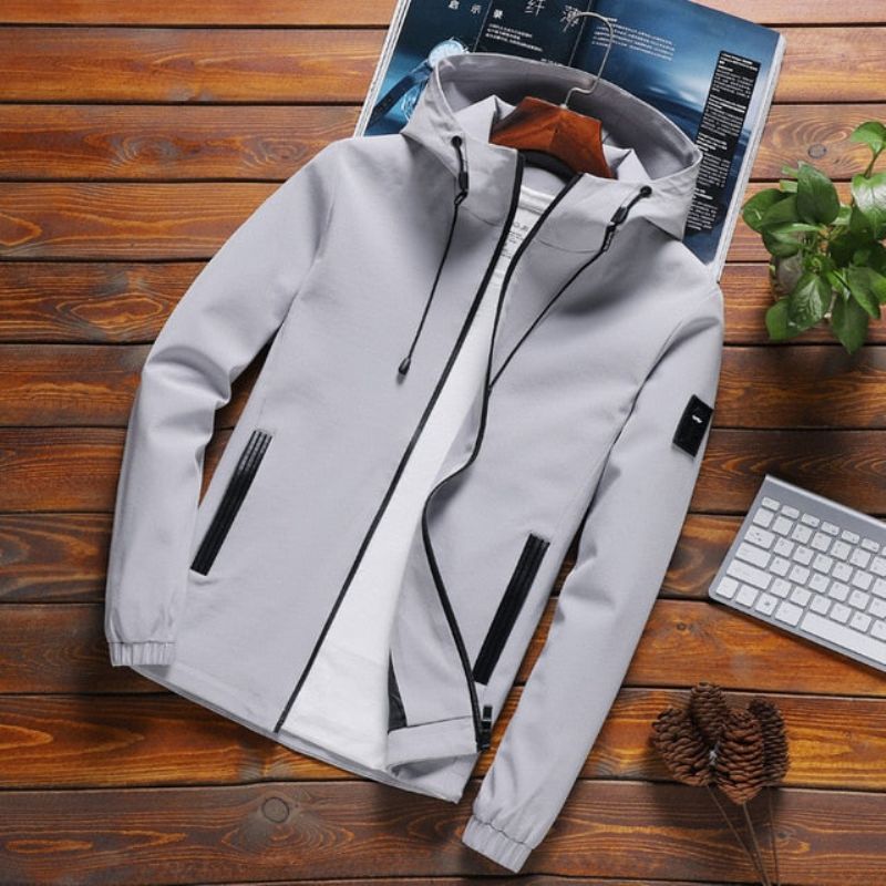 Ανδρικό Slim Fit Casual Windbreaker Jacket