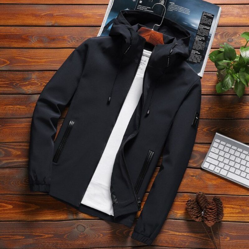 Ανδρικό Slim Fit Casual Windbreaker Jacket