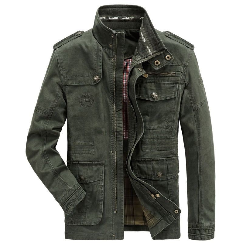 Φθινοπωρινό Cotton Cargo Military Jacket