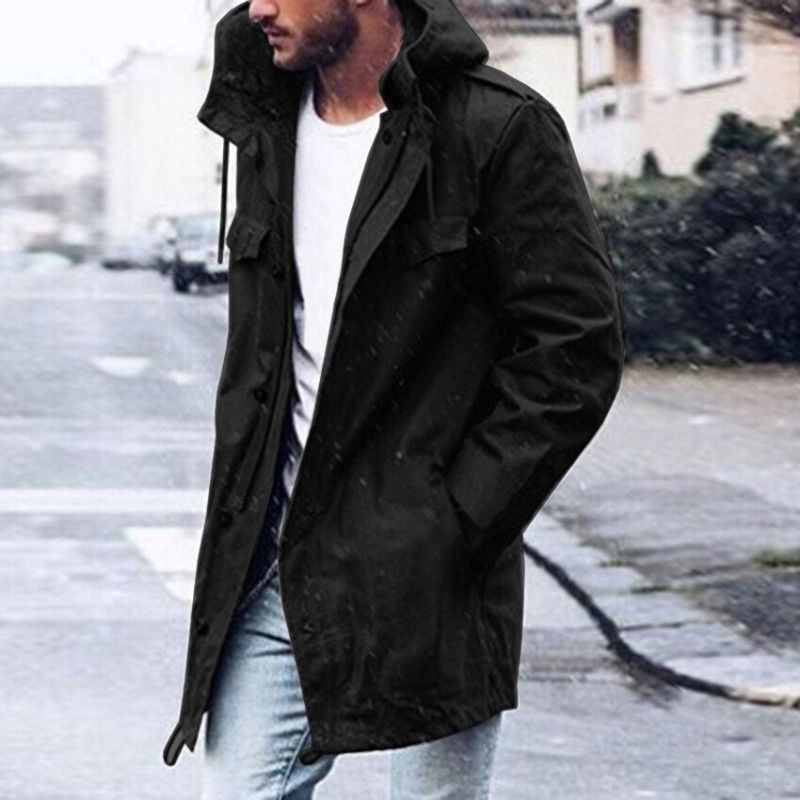 Κομψό Παλτό Windbreaker Trench