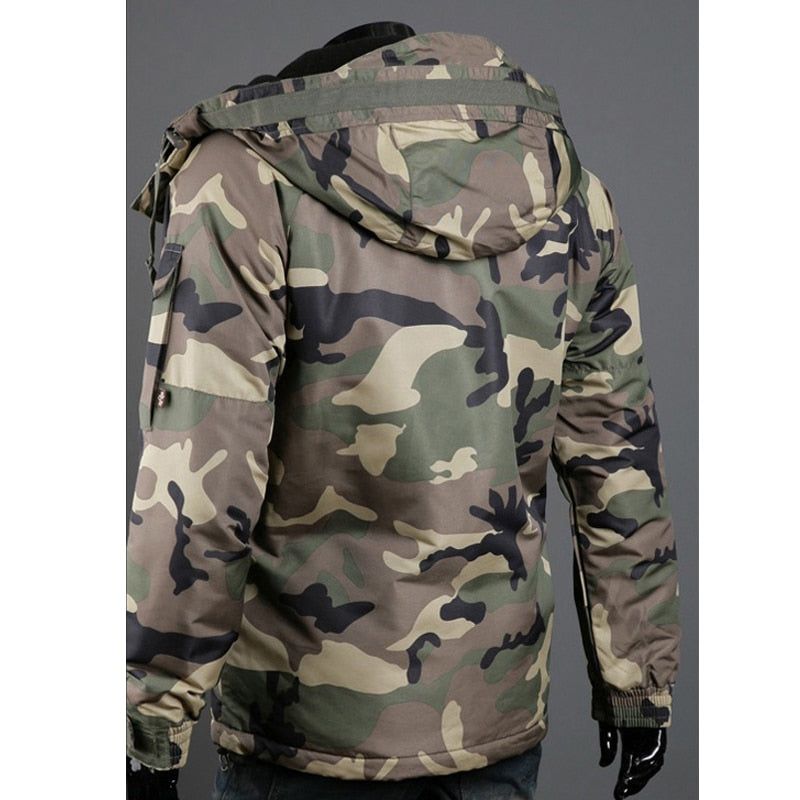 Μπουφάν Camouflage Army Outwear Design