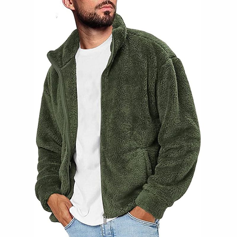 Μπουφάν Thicken Warm Fleece Fuzzy Sherpa