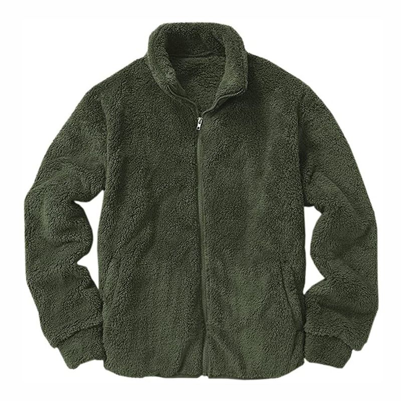 Μπουφάν Thicken Warm Fleece Fuzzy Sherpa