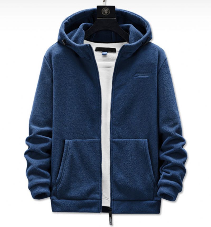 Ζεστό Fleece Casual Μπουφάν