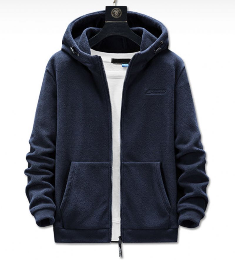 Ζεστό Fleece Casual Μπουφάν